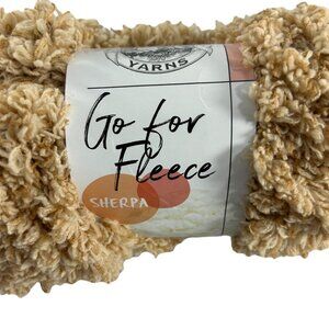 Lion Brand Yarns Go For Fleece Sherpa Honey 937 158AA Skein